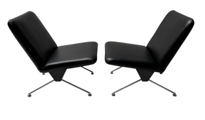 Mid-Century Modern Lounge Chairs No. 1432 by Andre Cordemeijer for Gispen, 1961